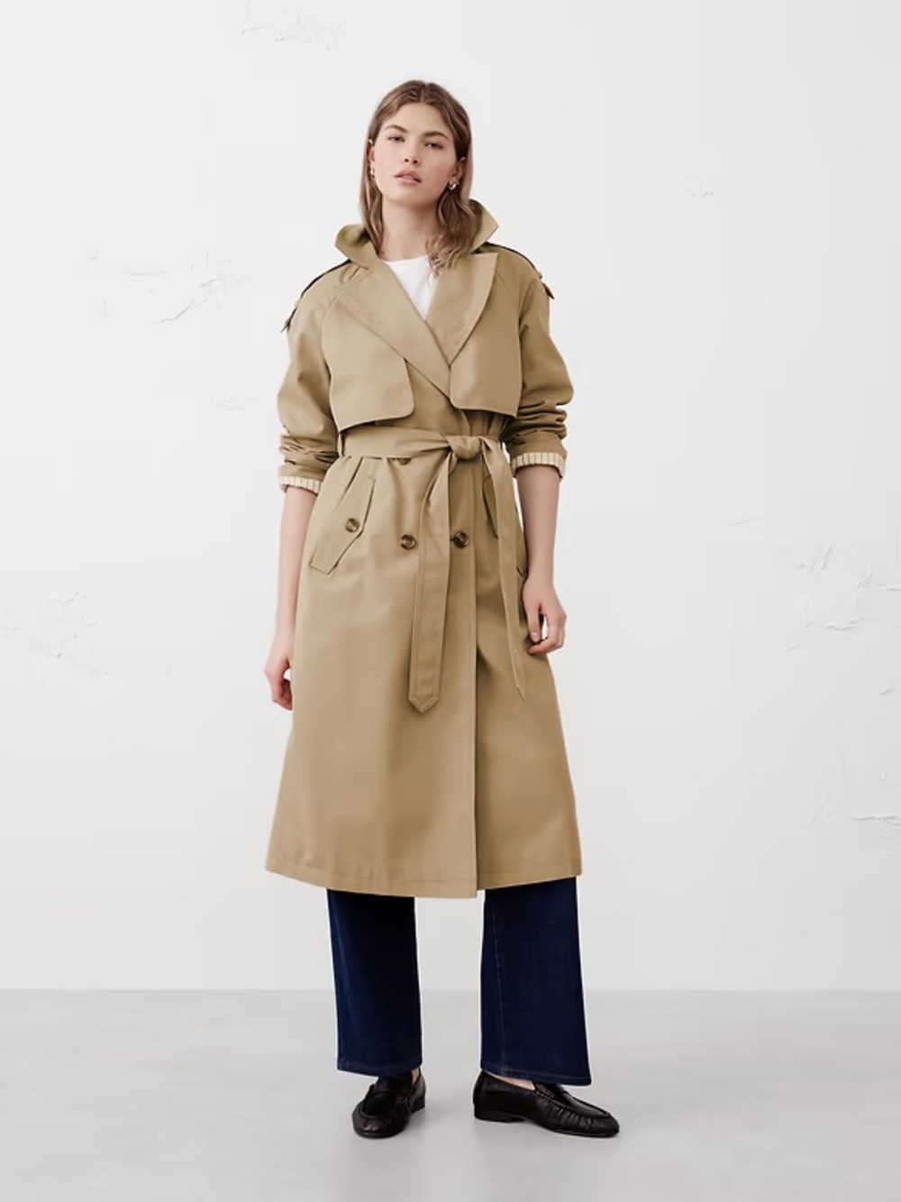 NWT Banana Republic Classic Trench Coat, Size XS